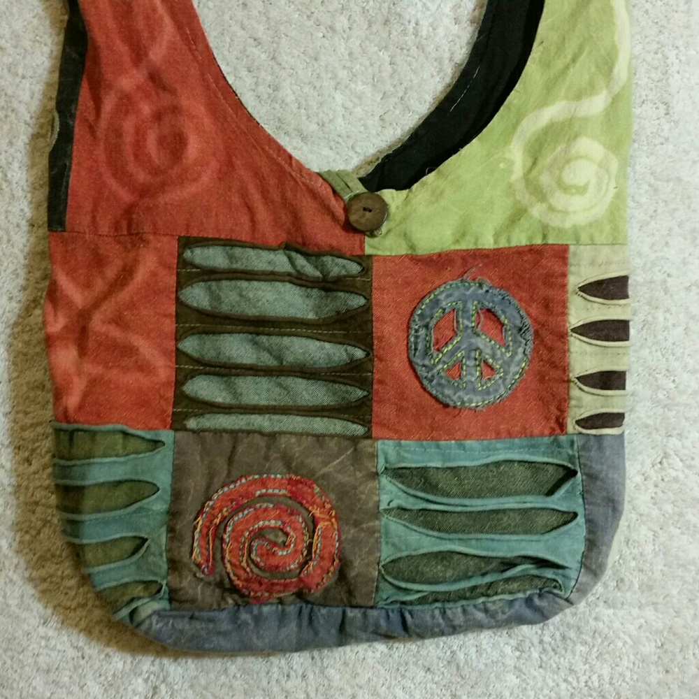 Boho Patchwork Crossbody Bag
