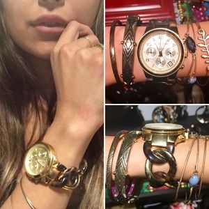 Michael Kors Tortoise Link Watch 🐢