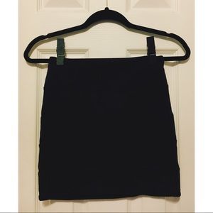Black Nollie Bandage Mini Skirt