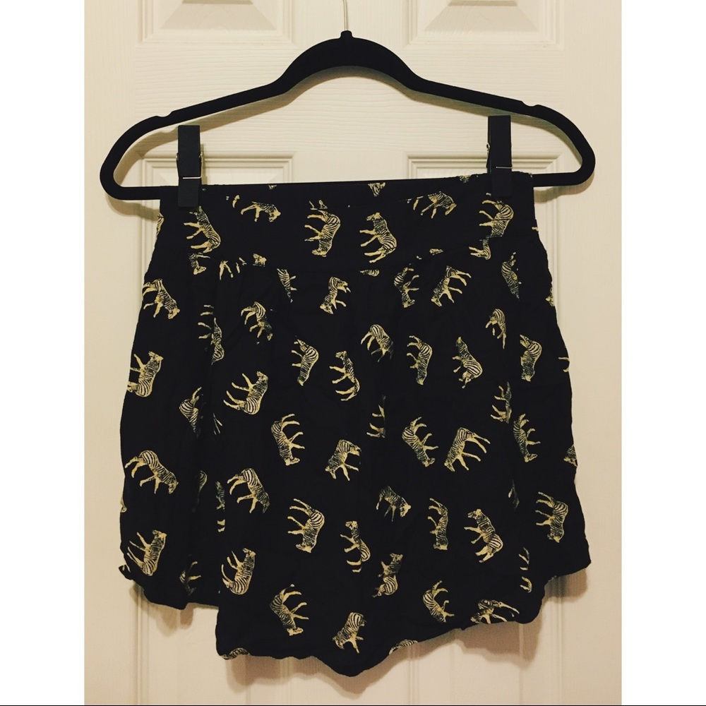 Zebra Mini Skirt from Kimchi Blue
