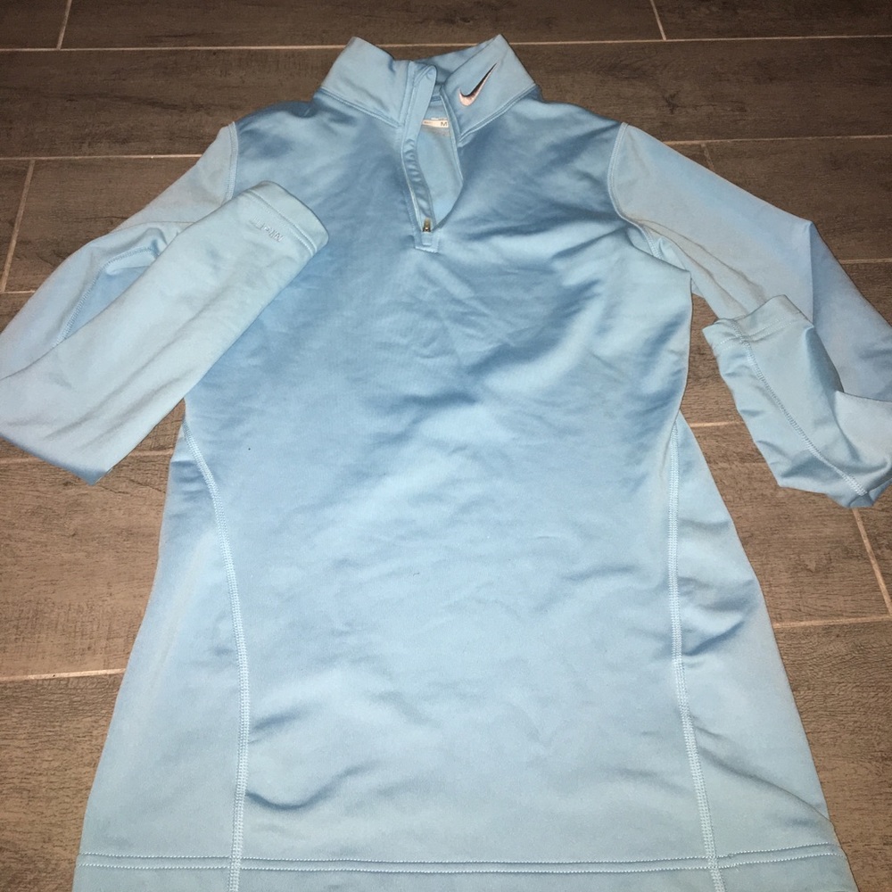 Baby blue sports jacket