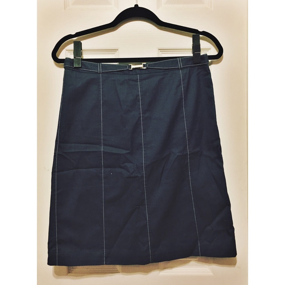Blue BCBG MAXAZRIA A-Line Skirt