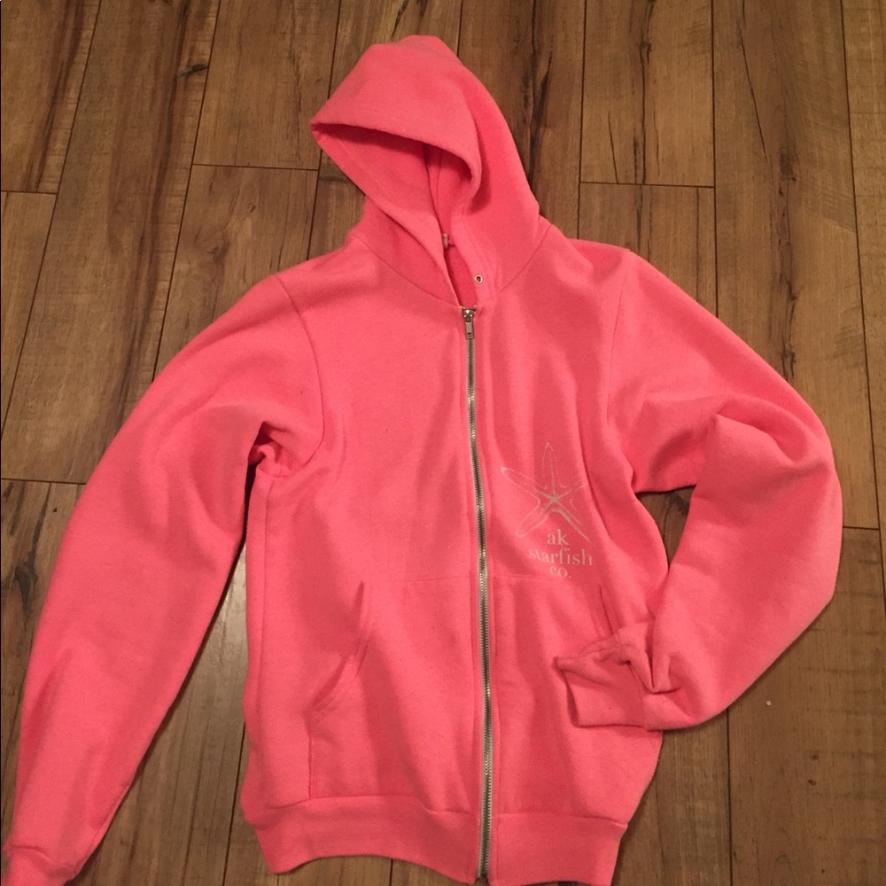 Pink AK Star Co. zip up