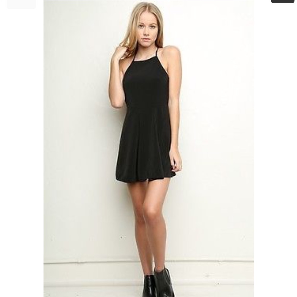 Brandy Melville Kristen Black Mini Dress