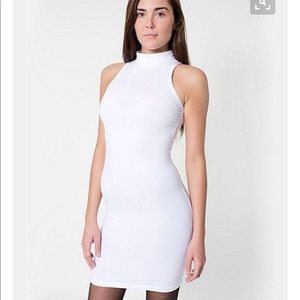 American apparel body con turtle neck dress