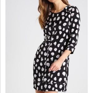 Banana Republic polka dot silk dress