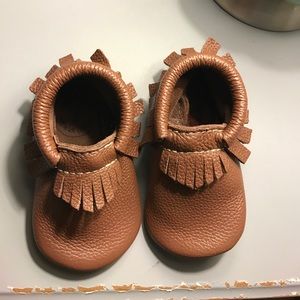 Freshly Picked Brown Leather Moccasins
