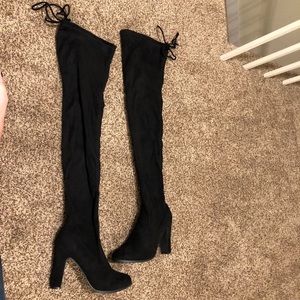 Thigh High Black Boots