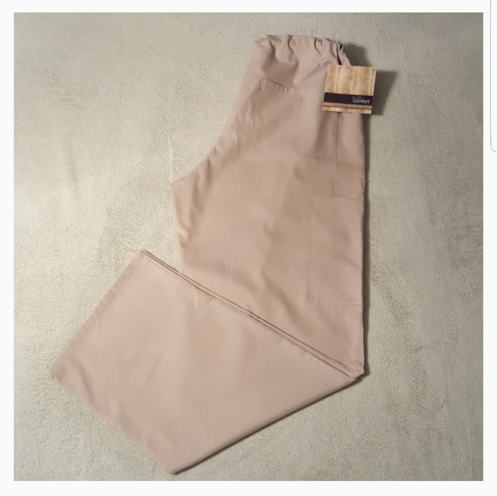 NEW Unisex Scrub Pants with inner drawstring Waist
