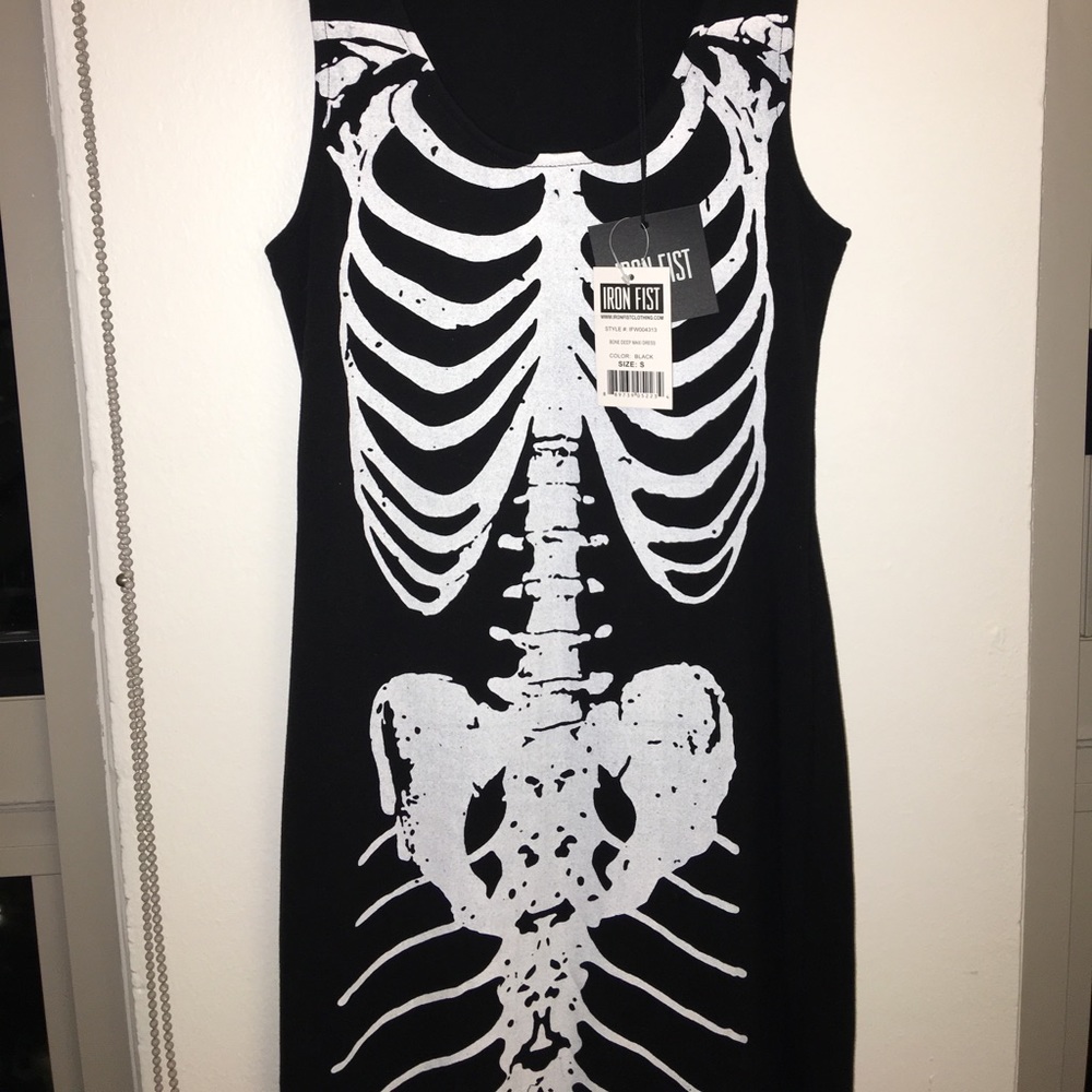 IRON FIST Bone Deep Black Maxi Dress - Picture 3 of 5