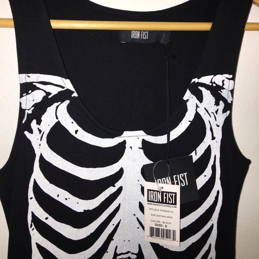 IRON FIST Bone Deep Black Maxi Dress - Picture 4 of 5