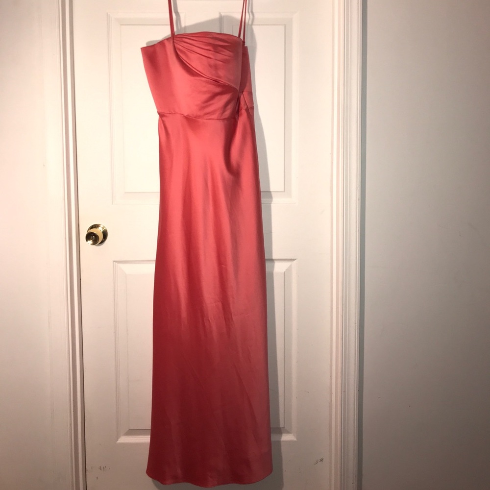 Calvin Klein Coral Spaghetti Strap Dress Sz 8/M