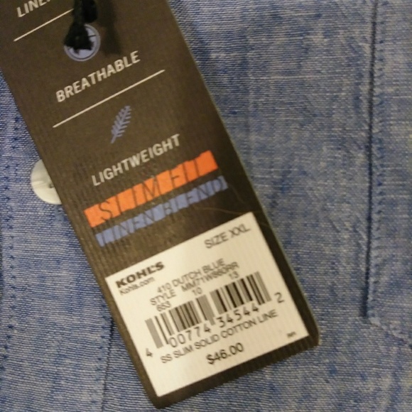 Mark Anthony Slim Fit Mens Button Down XXL - Picture 3 of 5