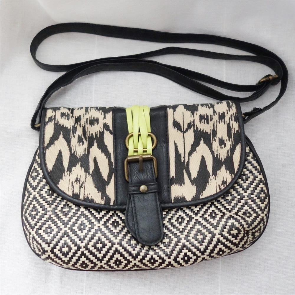 Tribal Design Crossbody Bag