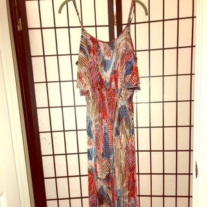 Multi Colored Maxi Dress NWT