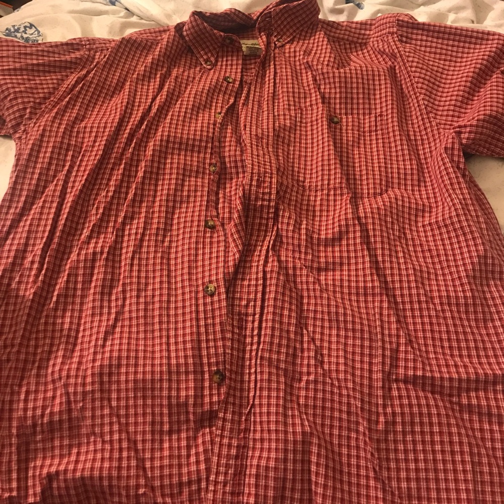 Eddie Bauer plaid shirt