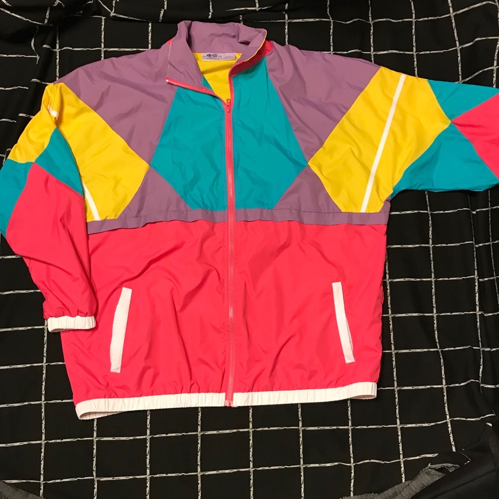 Colorful 80s Inspired Jacket