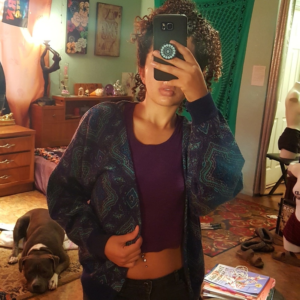 Vintage urban outfitters button up sweater