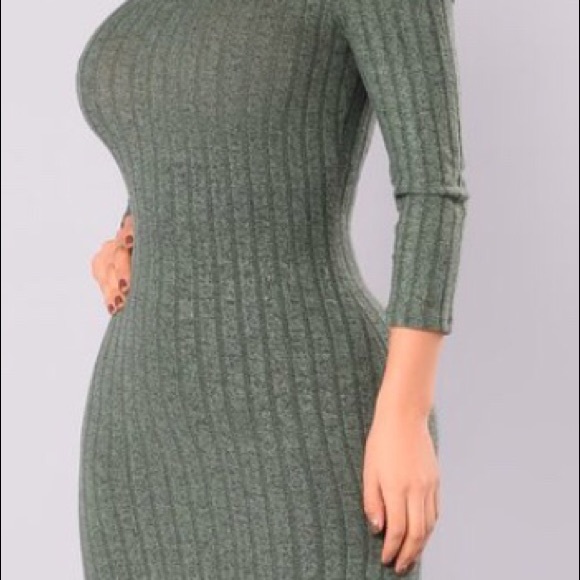 Sage Touch By Touch Cold Shoulder Dress size S - Picture 3 of 4