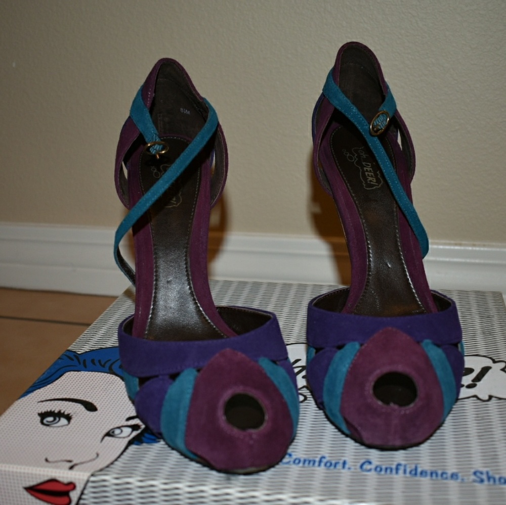Multi color heels