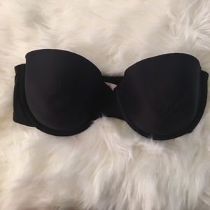 Victoria Secret Black Strapless Bra
