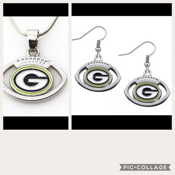 NWT NFL football team necklace earrings set - Picture 2 of 4