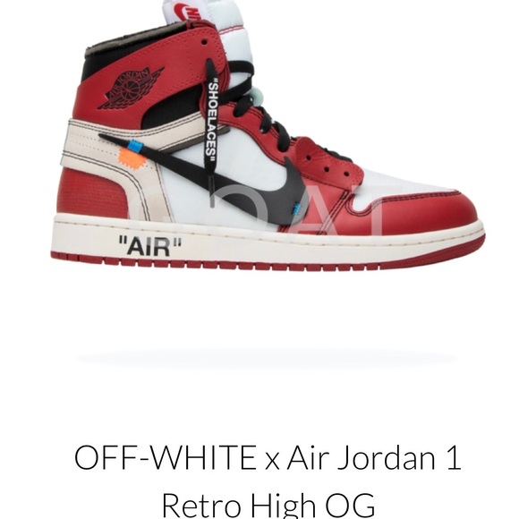 Off white air Jordan retro 1 - Picture 2 of 2