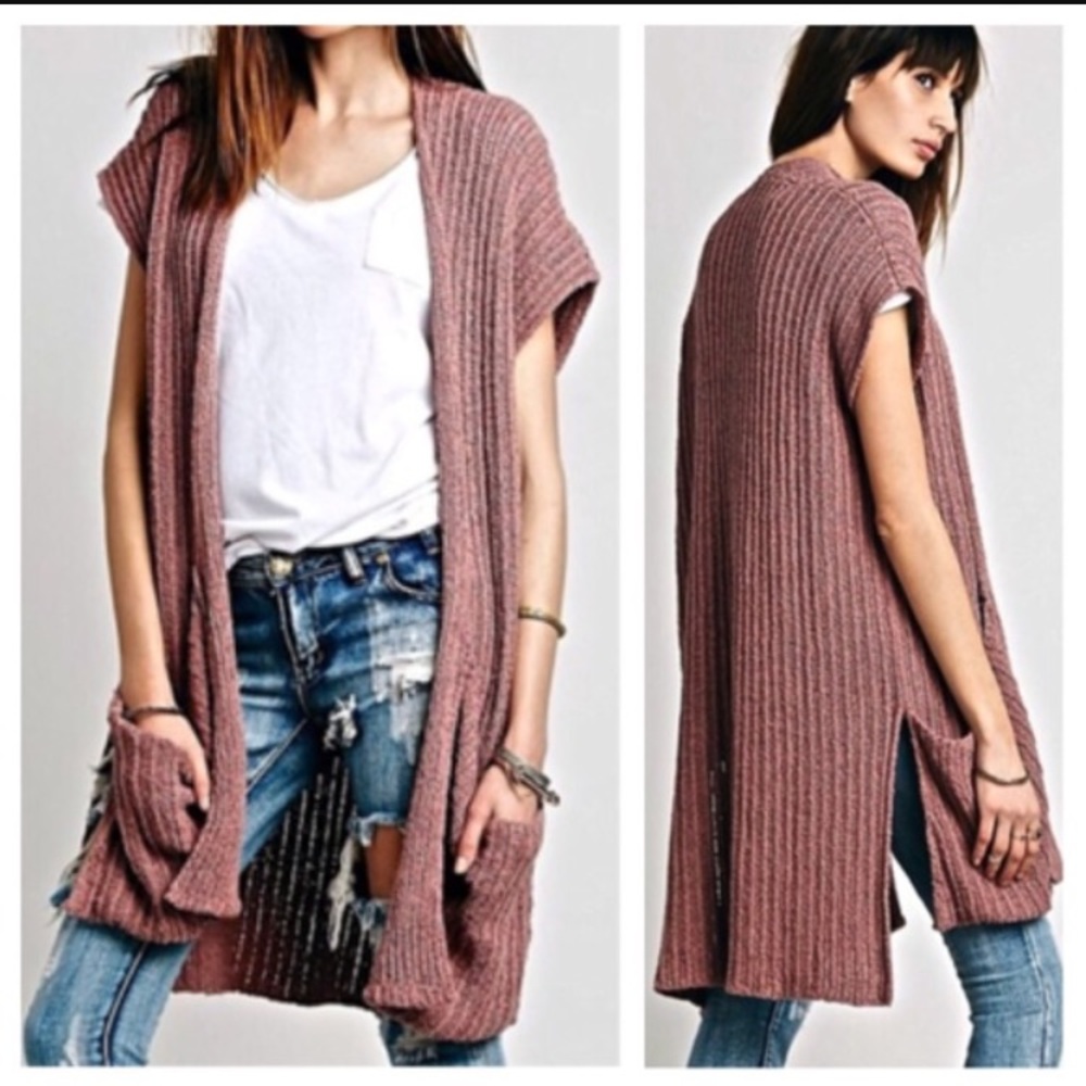 ISO FREE PEOPLE SLOPPY POCKET CARDIGAN
