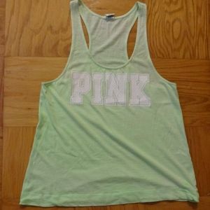 PINK Racerback Cotton Tank