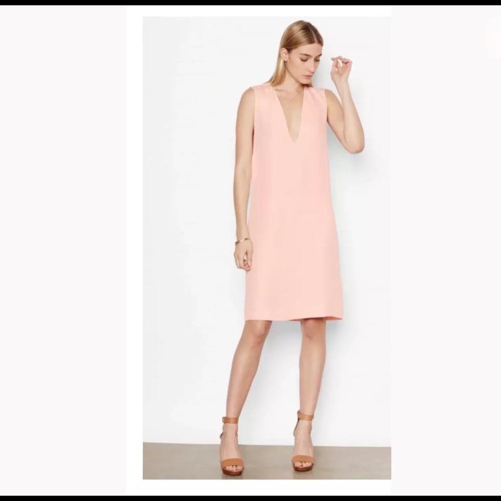 Equipment Femme PRUDENCE SILK DRESS ROSE Sz XS