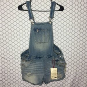 JEAN SHORT OVERALLS