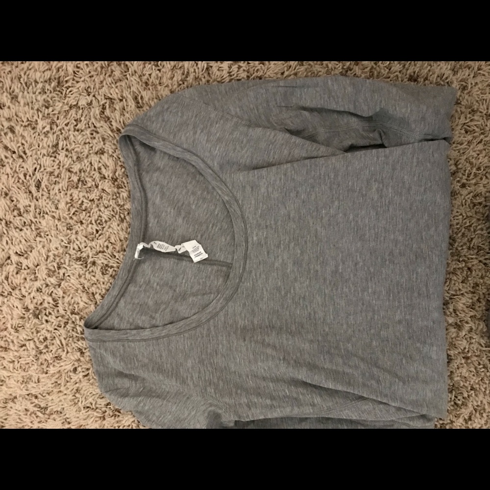lululemon grey long sleeve tee