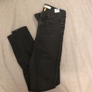 Topshop Black Leigh Skinnies