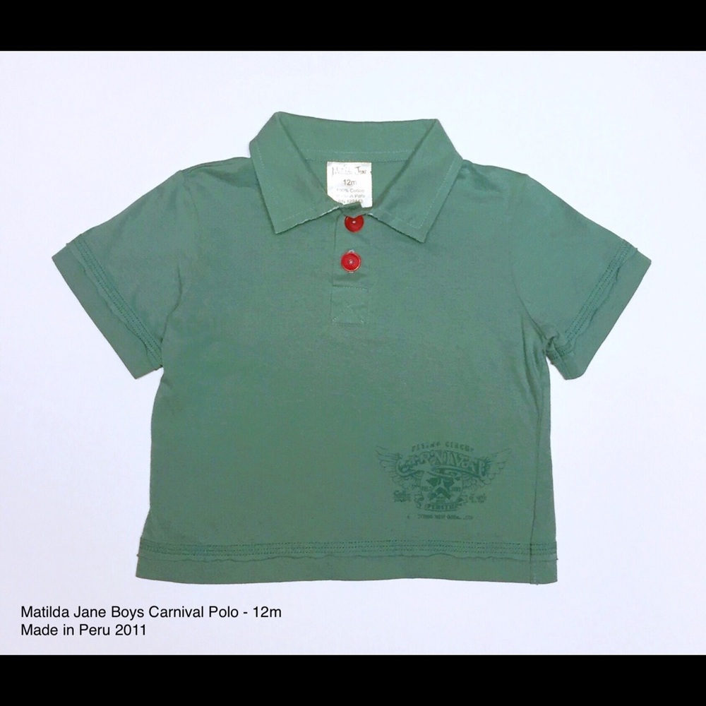 Matilda Jane Boys Carnival Polo - 12m