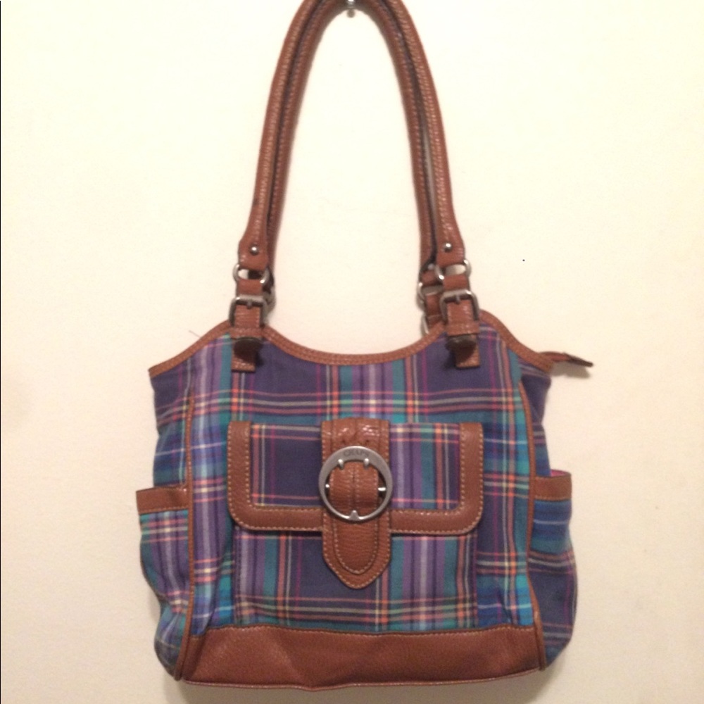 Chaps Plaid Purse