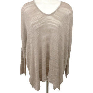 Jennifer Lopez Hi Low Tunic Thin Knit Sweater 1X