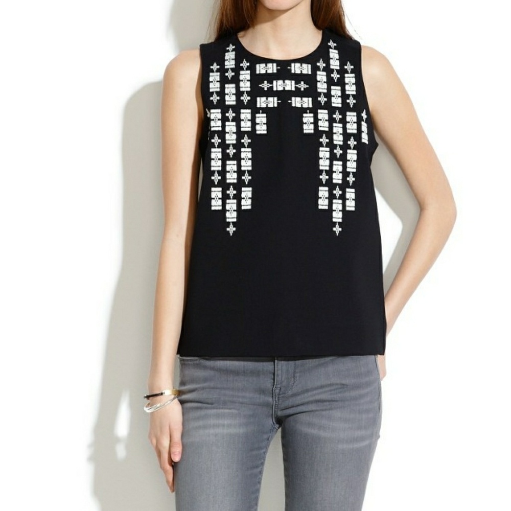 Madewell Stitchframe Ponte Tank