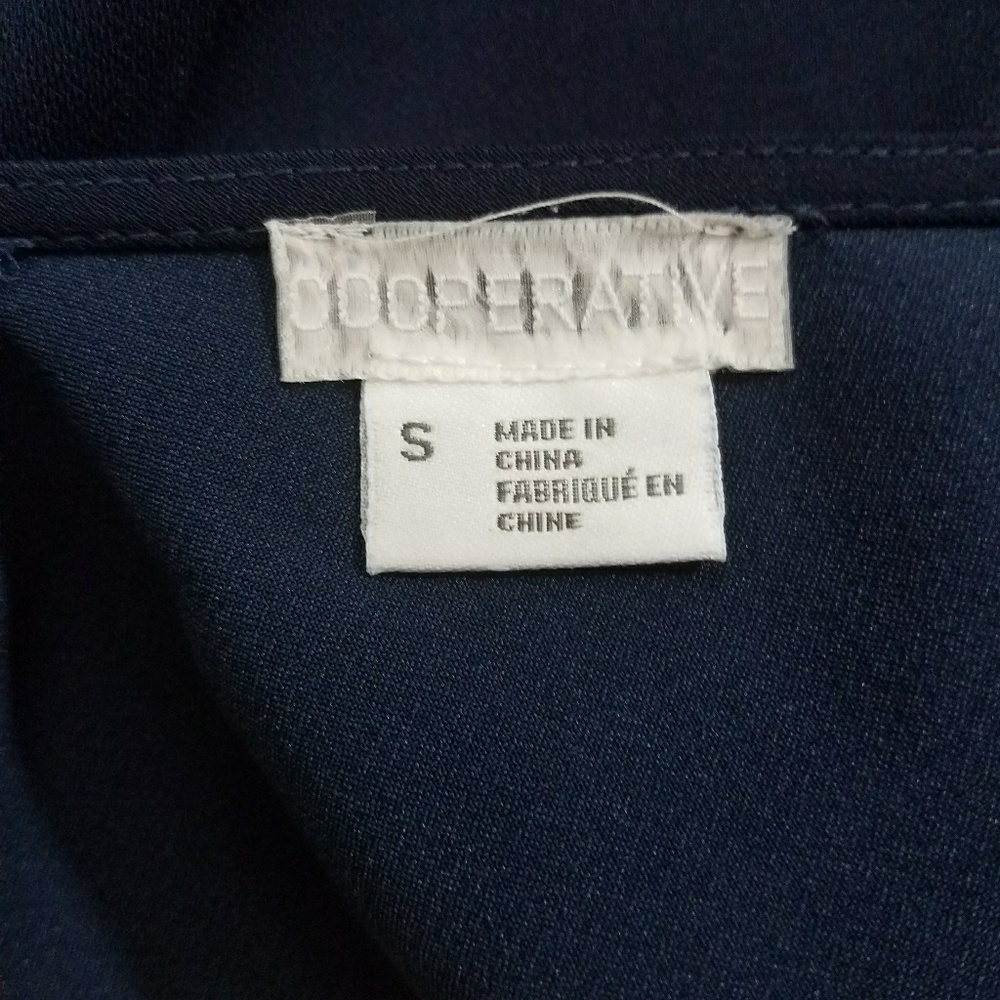 Cooperative Blue Deep V-Back Romper - Picture 5 of 5