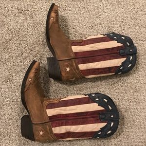 Laredo American Flag Cowgirl Boots size 9.5
