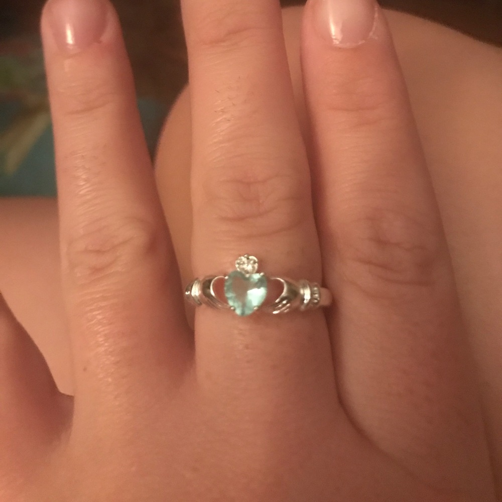 Sterling silver Claddagh ring