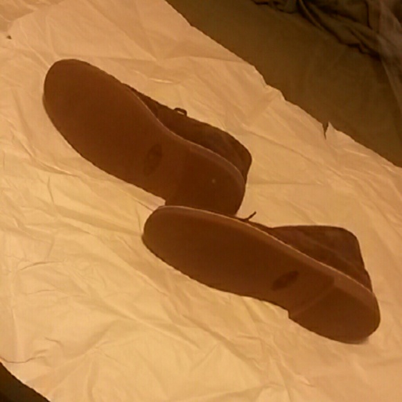 Clarks Brown Suede Bushacre 2 M Size 10 - Picture 3 of 3