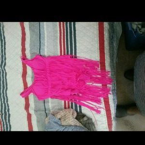 Hot pink 1pc swimsuit never worn