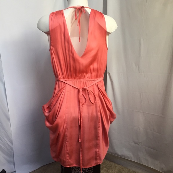 NAKED ZEBRA Coral Ruffle Dress Small - Picture 5 of 8