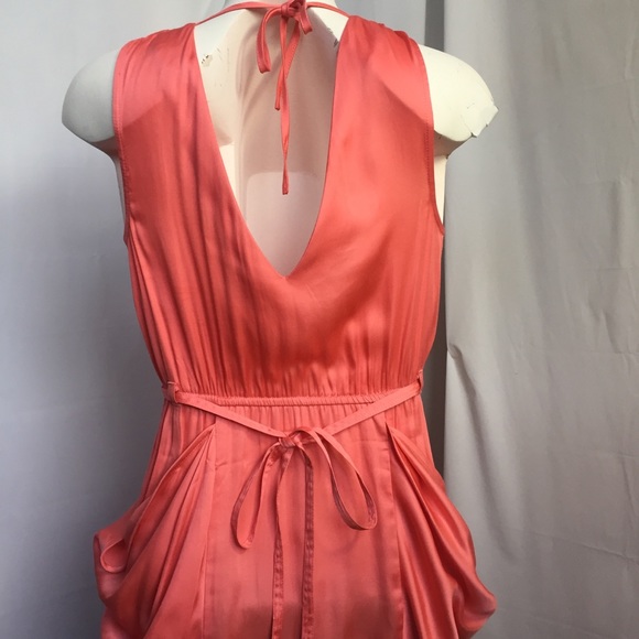NAKED ZEBRA Coral Ruffle Dress Small - Picture 6 of 8