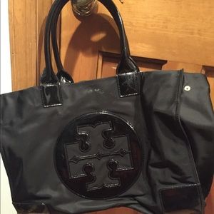 Large ( diaper bag large) black Tory burch bag