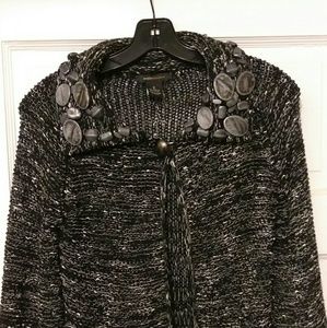 BCBG studed neckline sweater