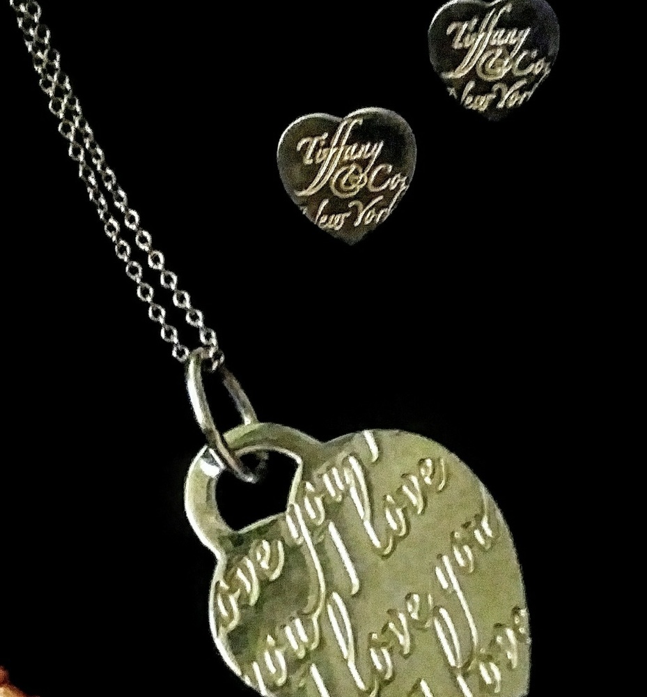 🌟TIFFANY'S - "NOTES"  PENDANT NECKLACE & EARRINGS