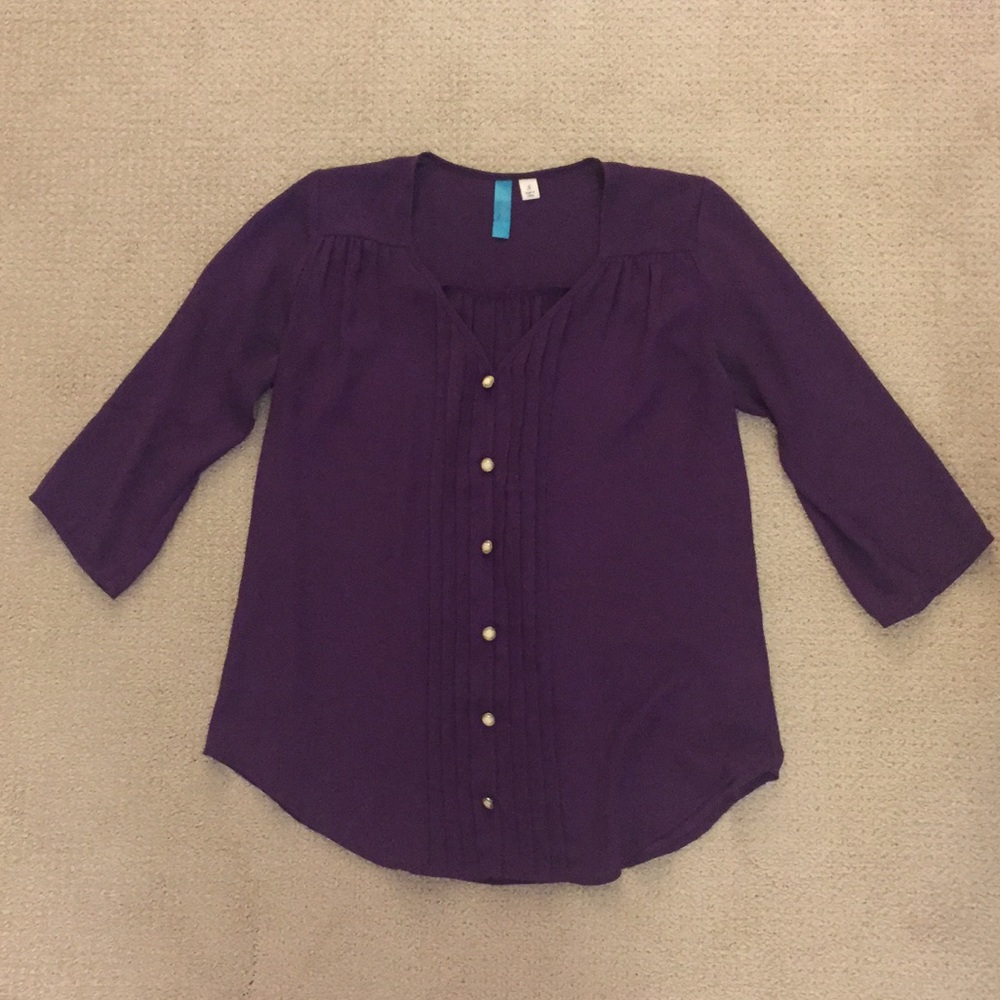 Plum blouse