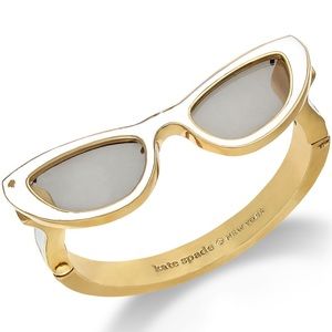 Kate Spade White Sunglasses Bangle Bracelet