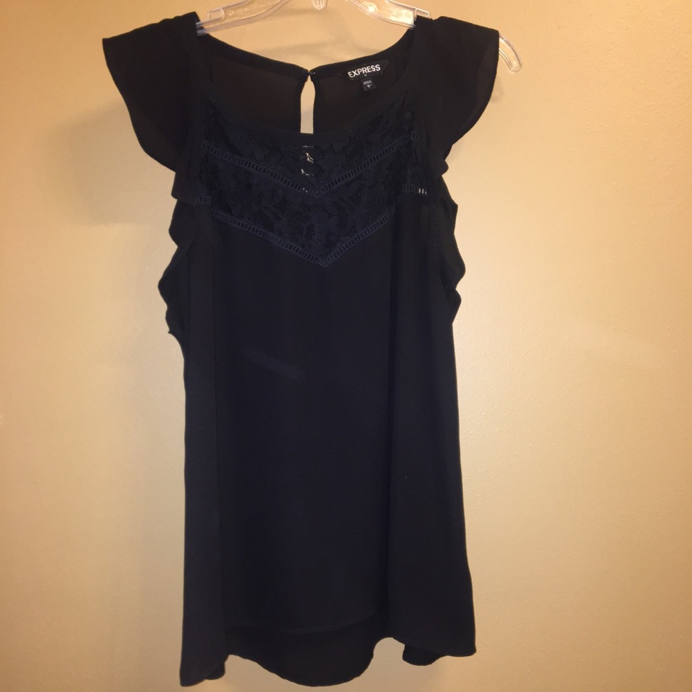 Express black tank top